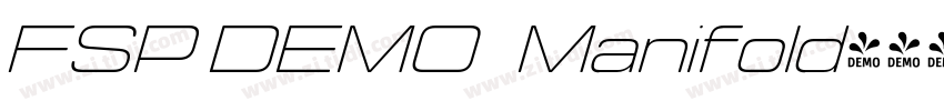 FSP DEMO   Manifold字体转换